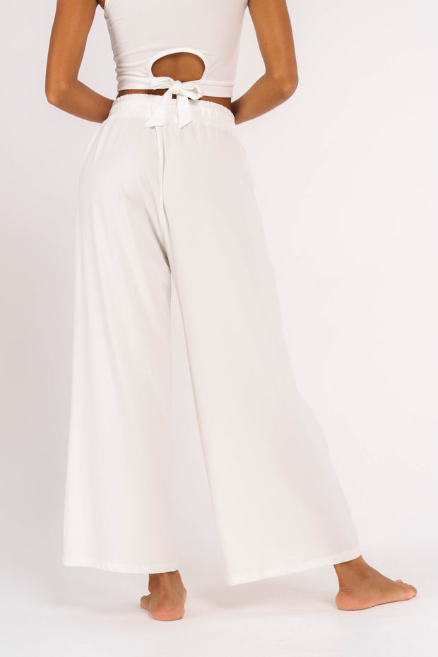 CHILL WYSE Flow Pants - white